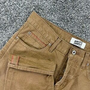 Naked & Famous Super Guy Duck Canvas Selvedge Denim Jeans Mens 33 Slim Fit